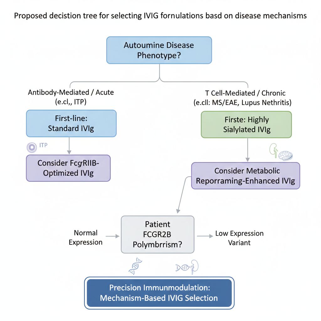 Decision tree for IVIg selection