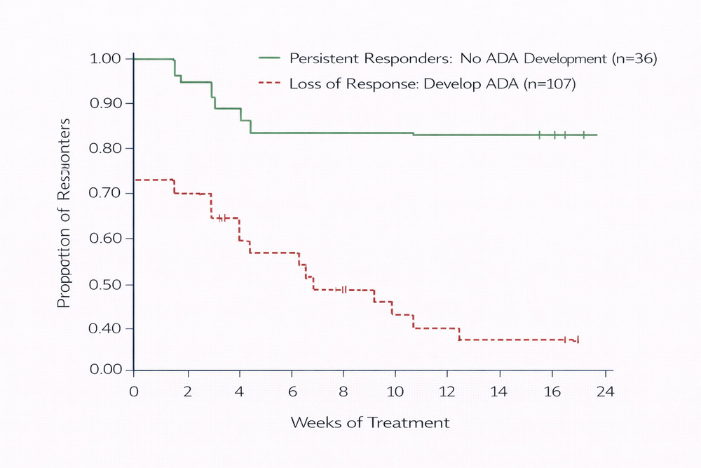 Suggested efficacy visuals for treatment durability and subgroup interpretation.